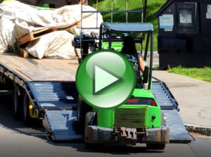 Loading Avant on Trailer