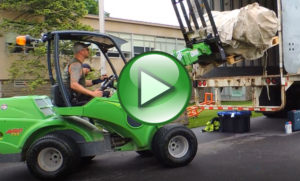 Unloading Tent Material Tent OX